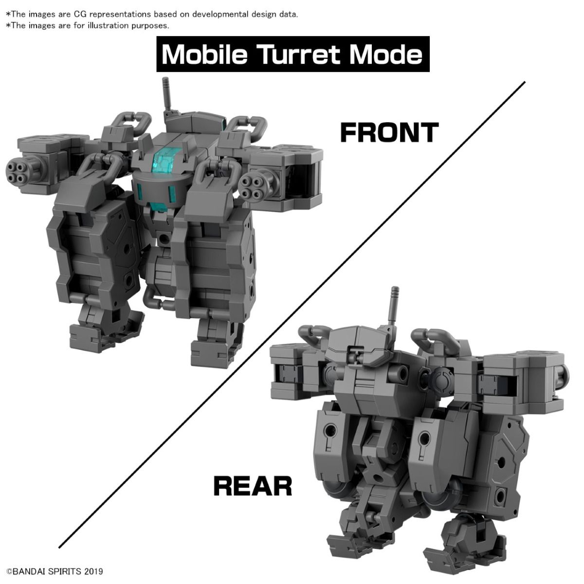 Bandai 30 Minutes Missions 30MM EV-18 Extended Armament Vehicle Smart Transformable Robot Model Kit - Buildable Action Figure for Collectors & Sci-Fi Fans | Perfect for Display, Customization & Diorama Scenes