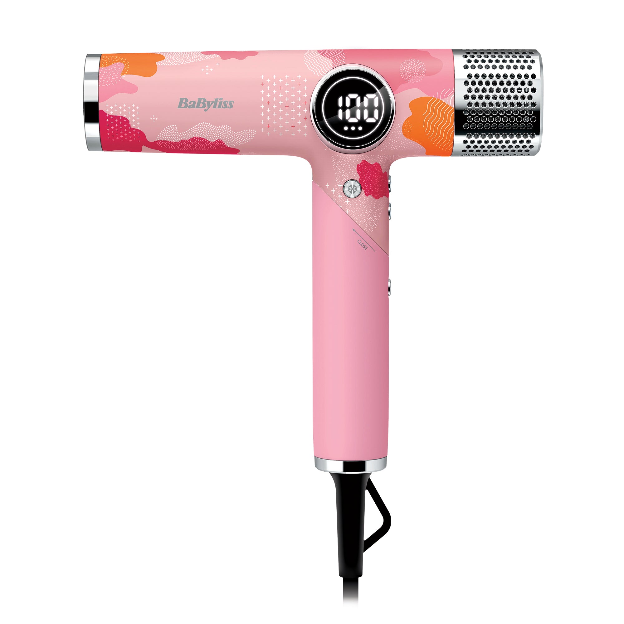 BaByliss 1271PIH 1800W Digital High-Speed Hair Dryer - Professional Salon Blow Dryer for Fast Drying & Frizz Control - Perfect for Home & Travel Use