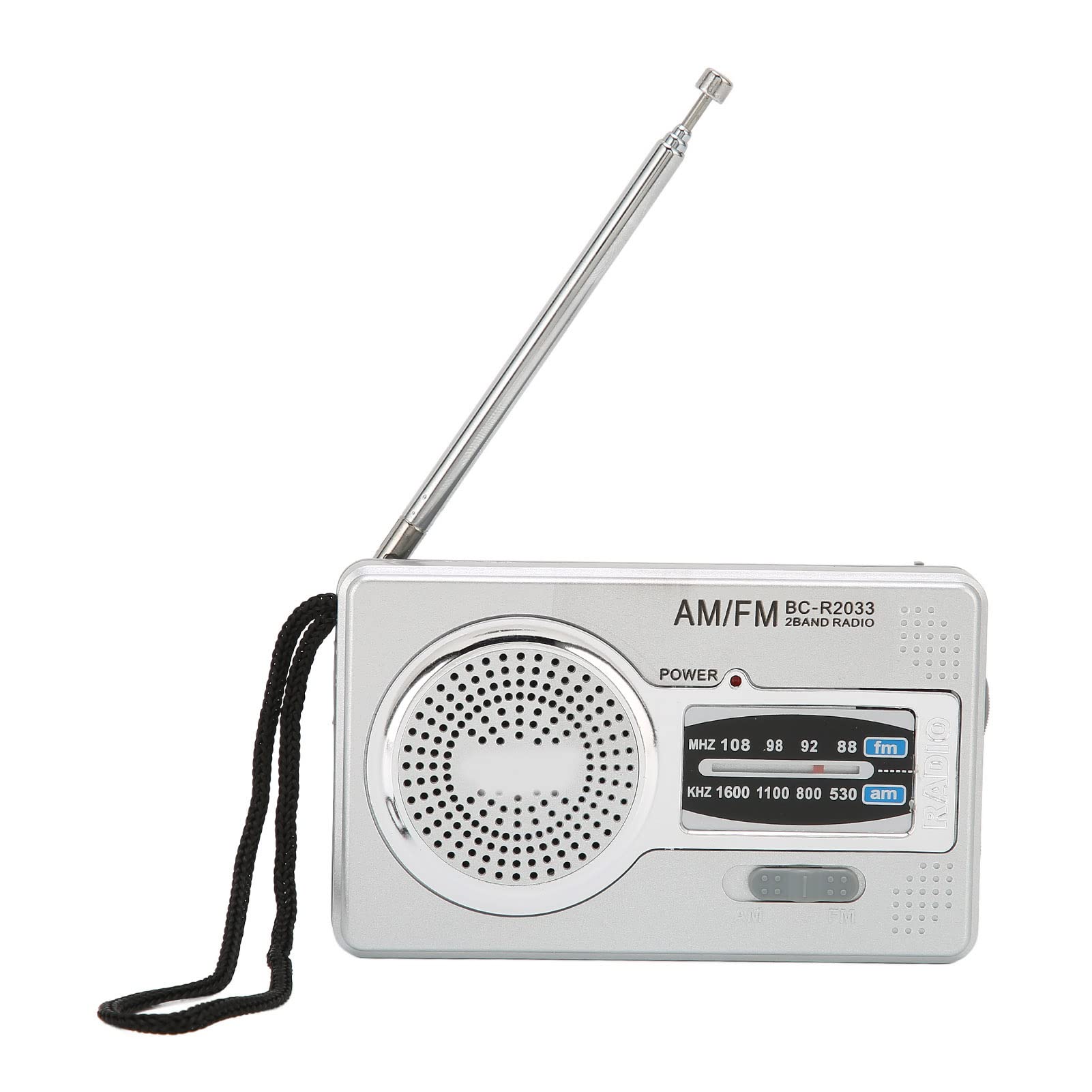 Portable AM FM Radio with Speaker - Mini Transistor Emergency Radio, Battery Powered (AA) for Home, Travel & Outdoor Activities - Perfect for Camping, Emergencies & Power Outages