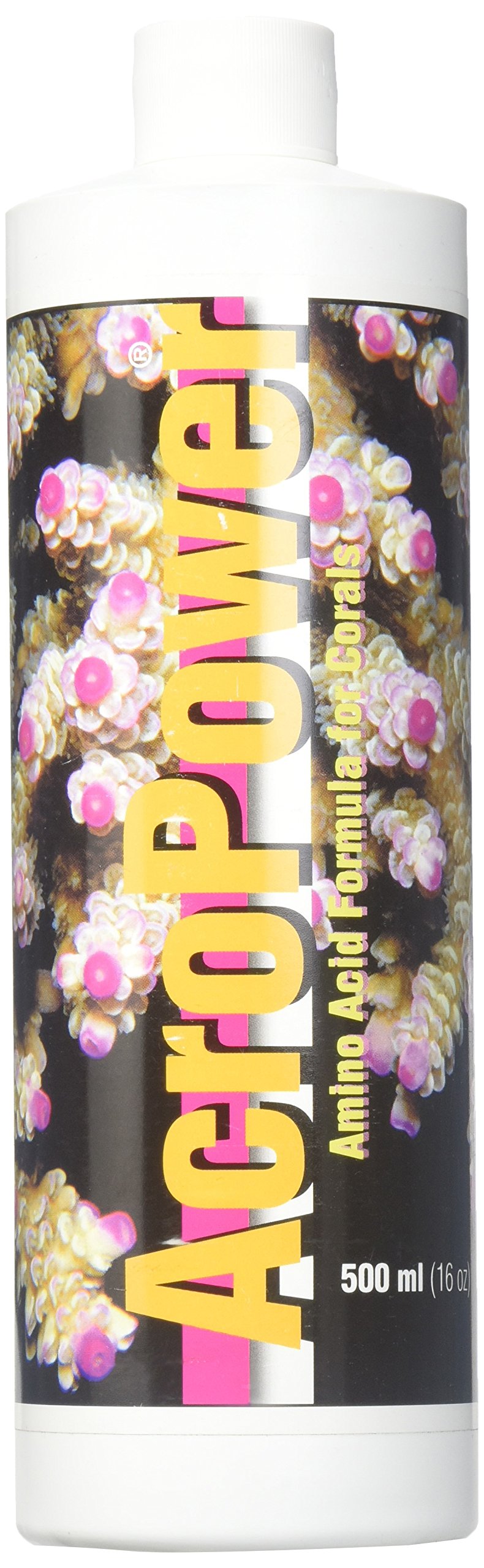 AcroPower Amino Acids for SPS Corals - 500 mL | Essential Coral Nutrition for Reef Tanks | Enhance Growth & Color in Saltwater Aquariums