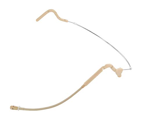 U-Voice UVG20 Tan Professional Headset Microphone with Detachable Straight Cable - Compatible with Audio Technica - Ideal for Podcasting, Gaming & Live Streaming