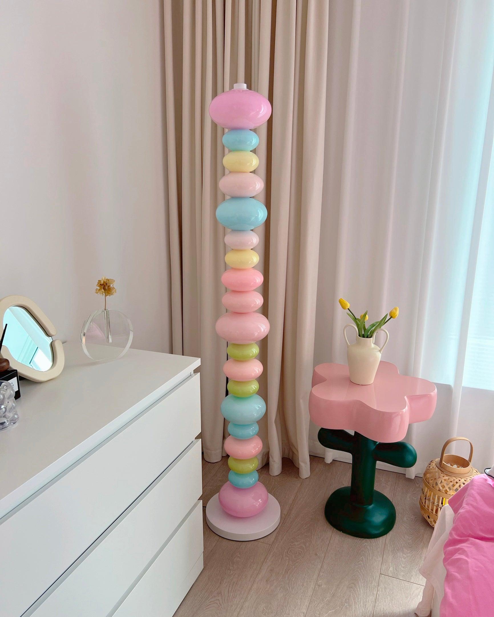 Modern LED Candy Floor Lamp - Adjustable Brightness for Living Room, Bedroom & Office - Stylish Home Decor Lighting for Relaxation & Ambiance