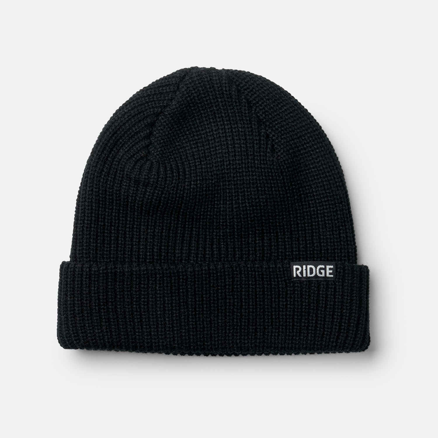 Ridge Classic Cuffed Beanie - Royal Black Winter Hat for Men & Women | Warm Knit Skull Cap for Cold Weather, Outdoor Activities & Casual Style