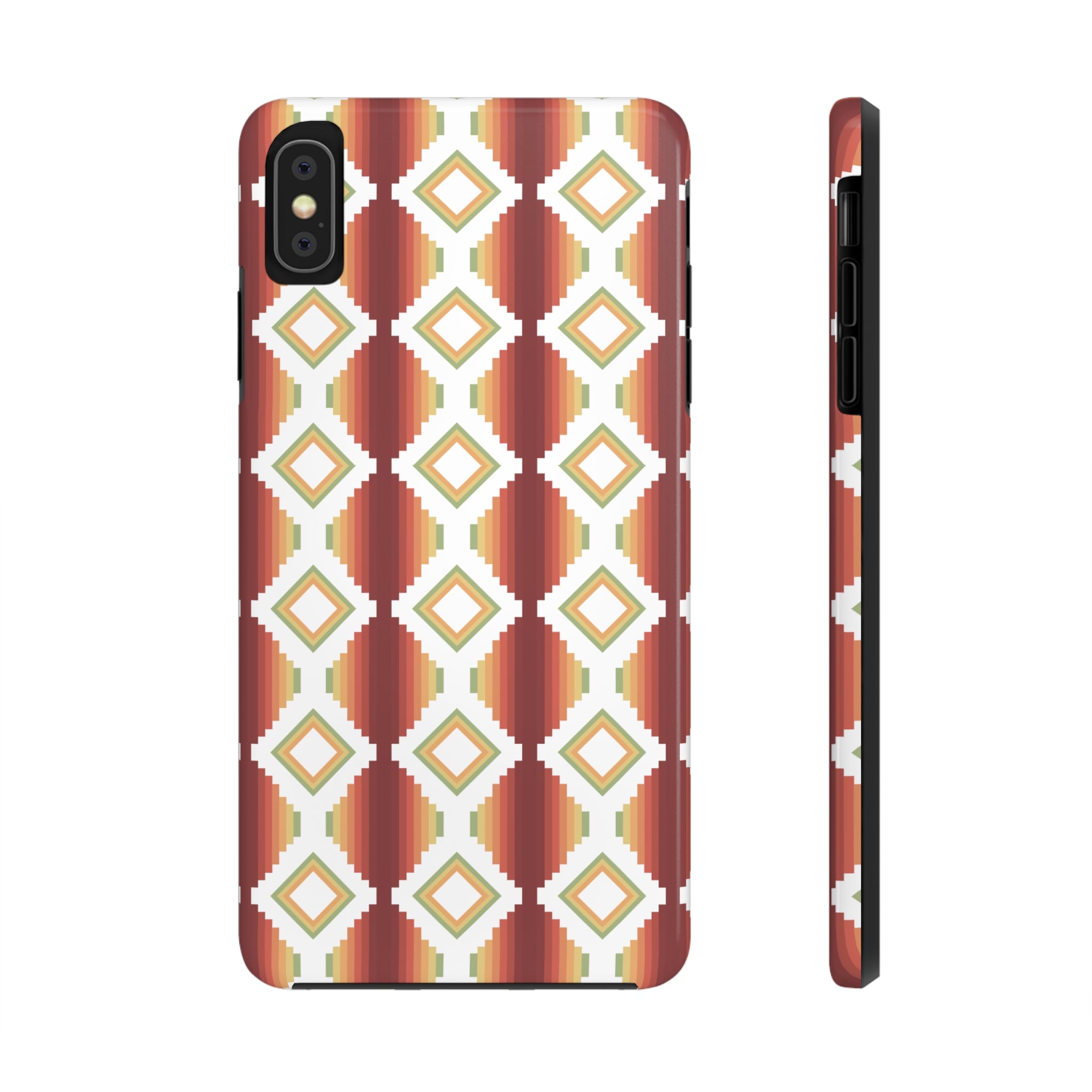 Durable Southwestern Rio Boho Hard Phone Case for iPhone & Samsung - Stylish Protection for Travel & Outdoor Adventures