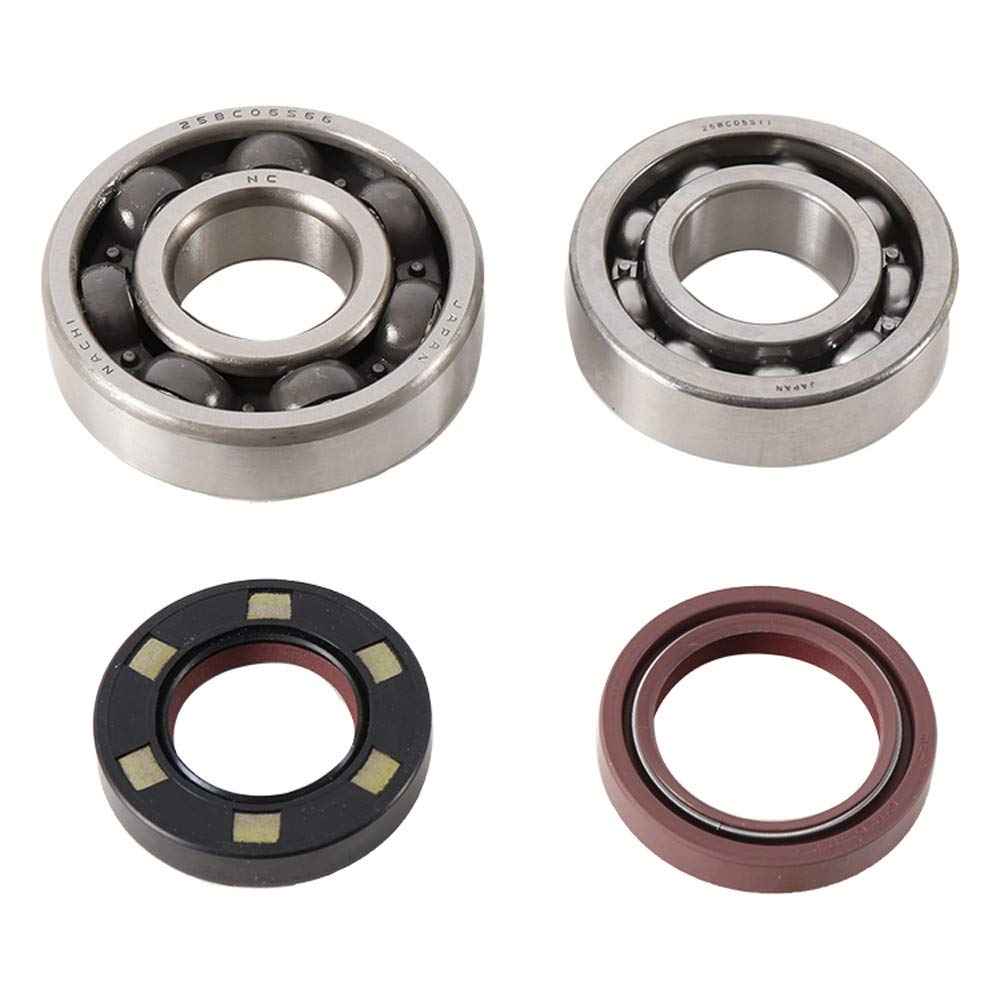 Hot Rods K017 Main Bearing and Seal Kit - High Performance Engine Rebuild Kit for Motorcycles & ATVs - Perfect for Off-Road, Racing & Custom Builds