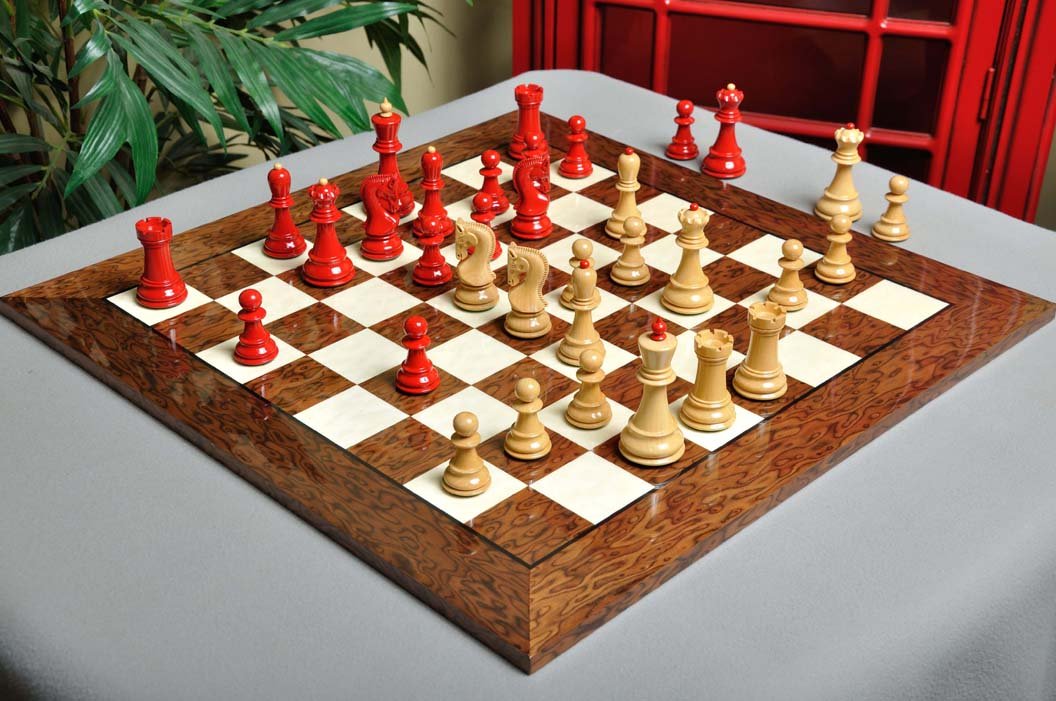 The House of Staunton Zagreb '59 Series Chess Pieces Only - 3.875