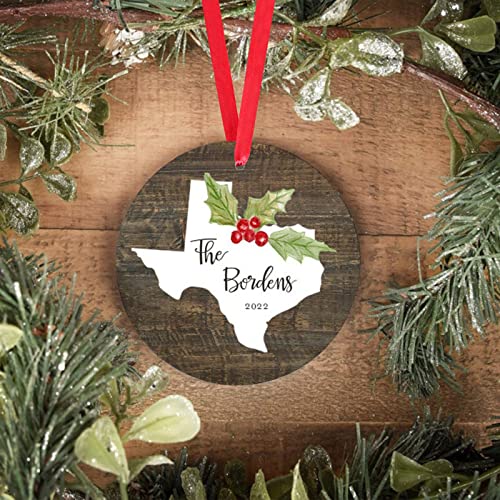 Texas State Ornament