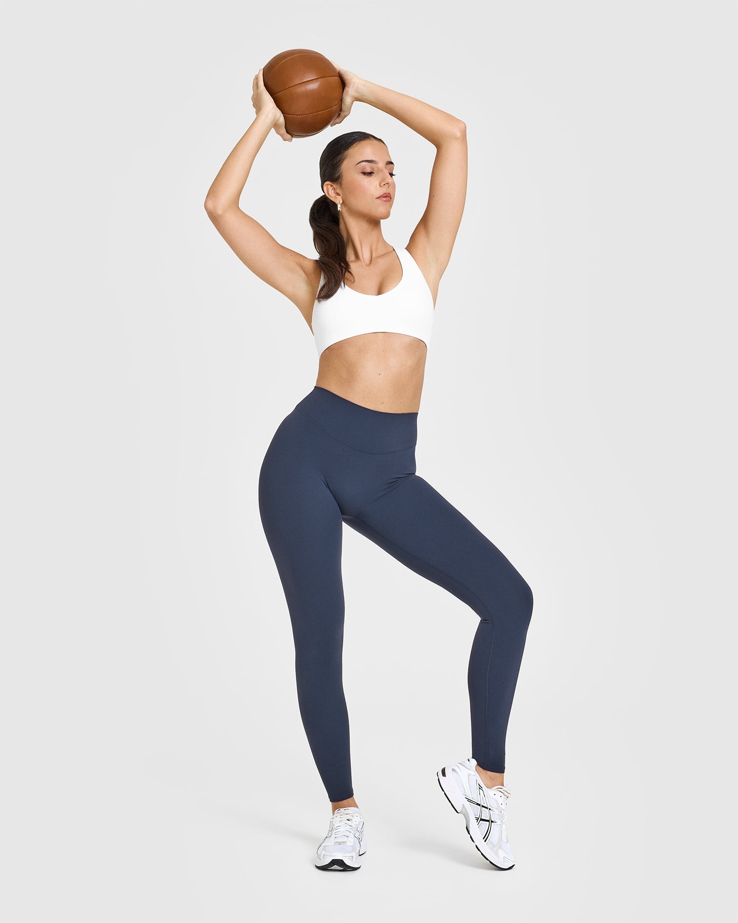SoftMotion™ Bralette - Wireless Comfort Bra for Women | Breathable Seamless Yoga Bralette in White | Perfect for Yoga, Lounge & Everyday Wear