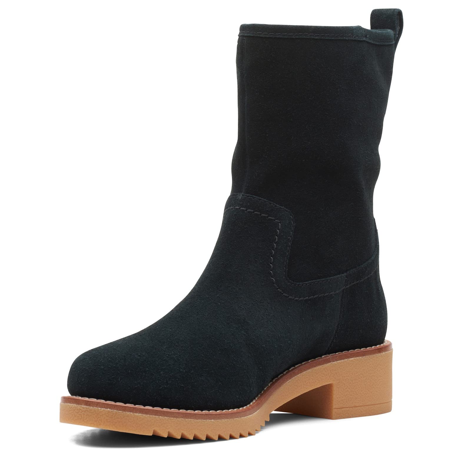 Clarks Women's Eden Mid Hi Boot - Comfortable Ankle Boots for Fall & Winter | Stylish Casual & Work Boots for Women