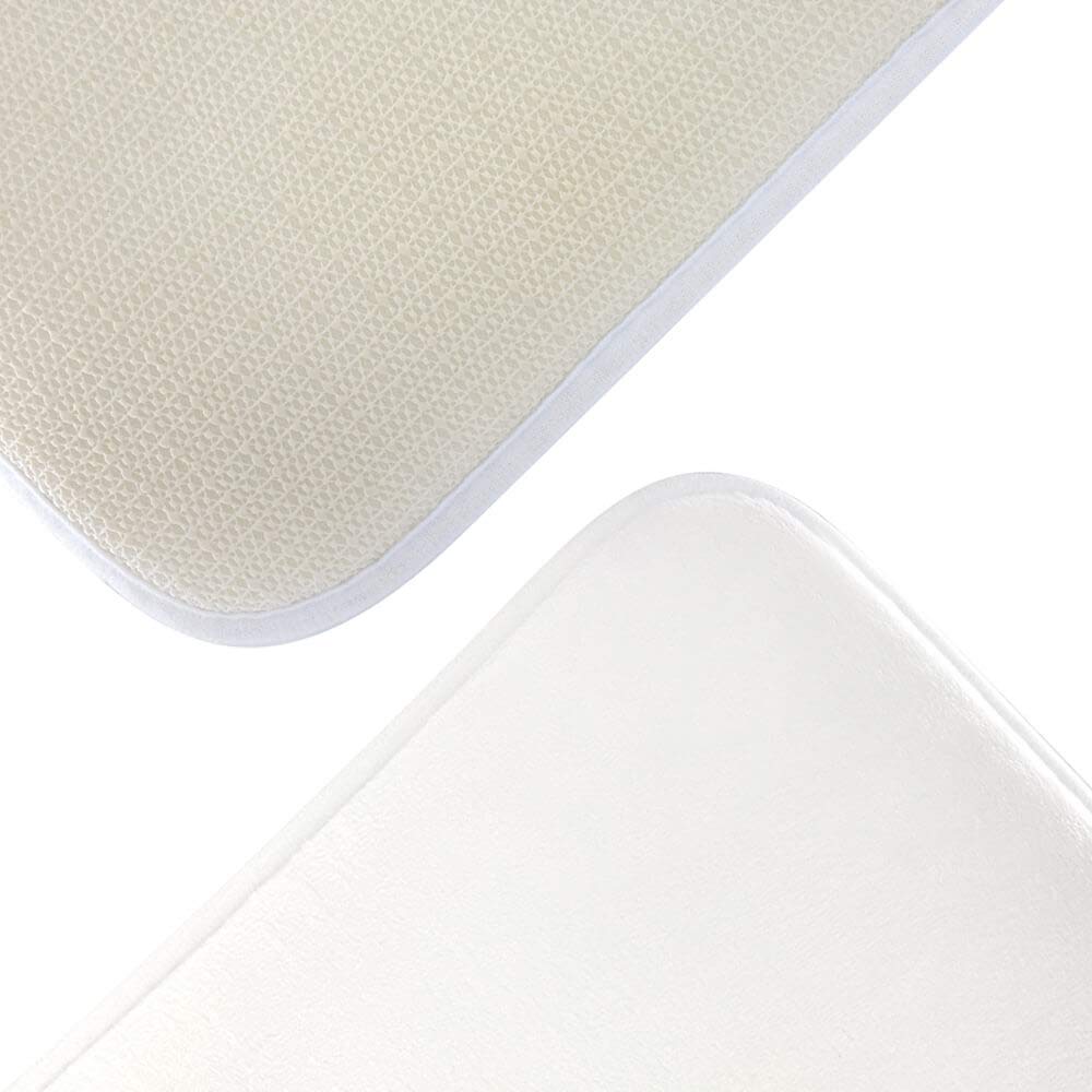 3-Piece Non-Slip Bathroom Rug Set - Trendy Metallic Copper Patina Bath Mats, Toilet Lid Cover & Floor Mat | Perfect for Modern Bathrooms, Guest Suites & Spa-Style Decor