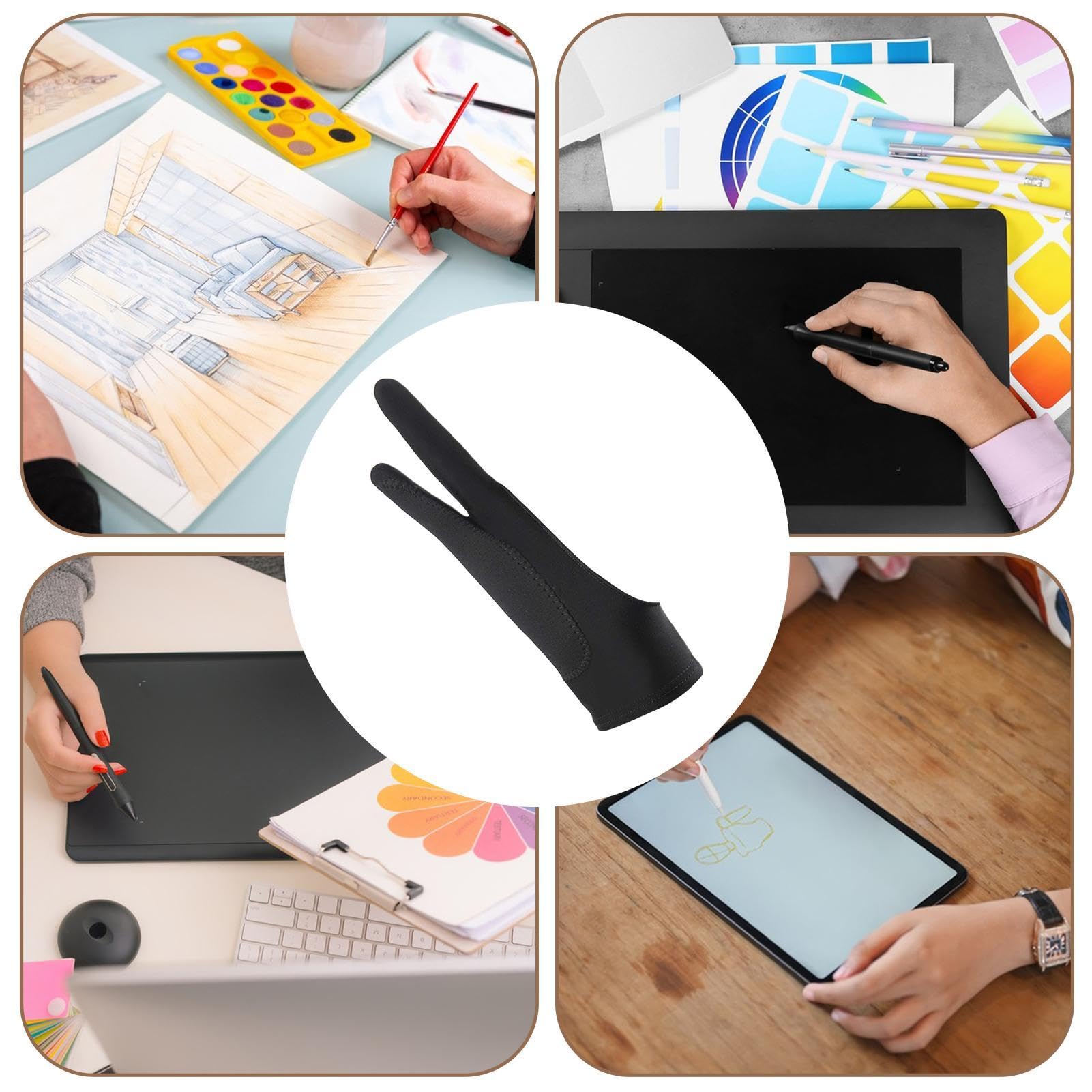 Drawing Gloves for Graphic Design, Tablet & Monitor Use - Breathable Sketching Gloves for Painting, Digital Art & Creative Work - Perfect for Artists, Illustrators & Designers
