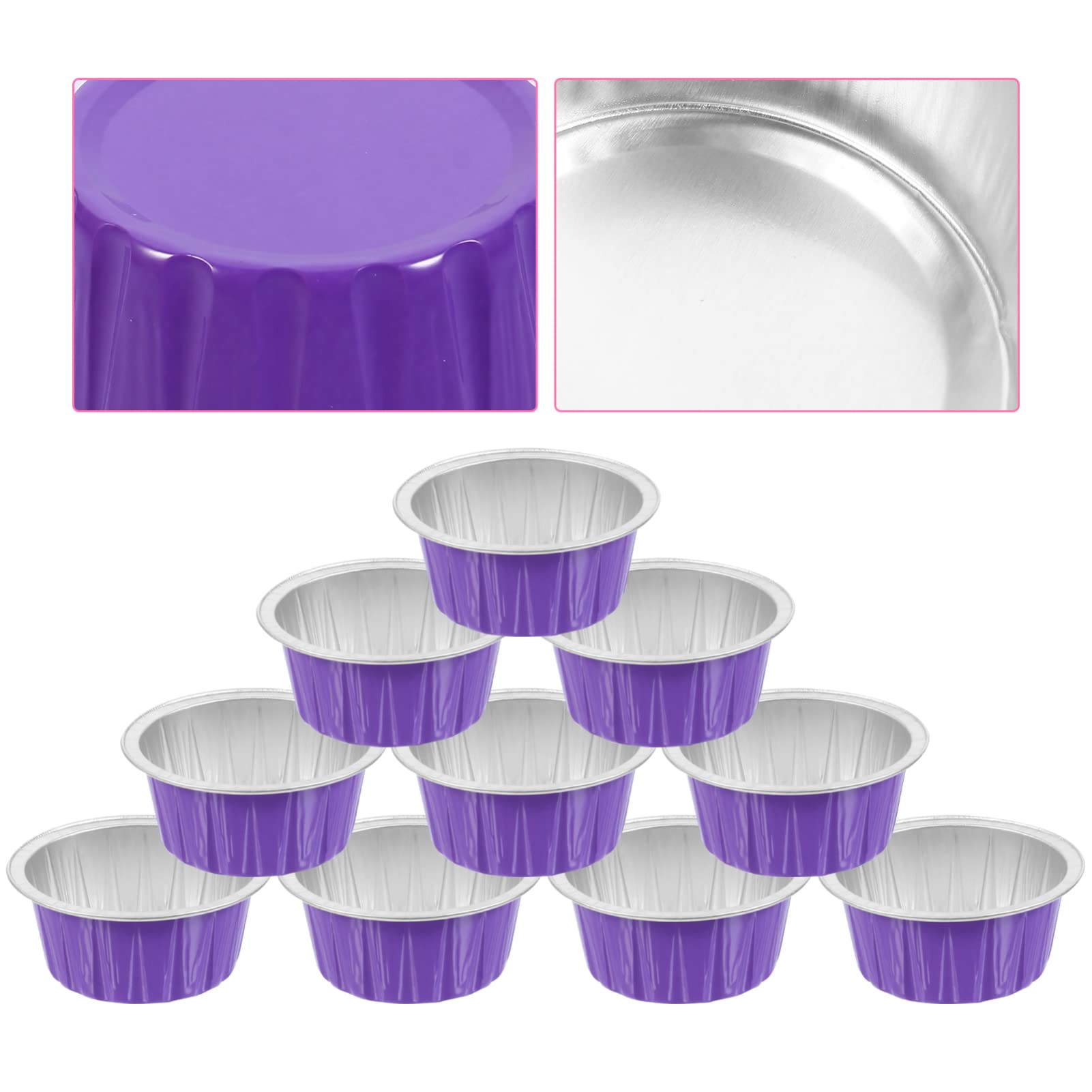 30 Pcs Wax Melting Bowls for Hair Removal - Aluminum Foil Wax Warmer Pot, Waxing Supplies & Wax Bean Melting Tools for Salon & Home Use - Perfect for Eyebrow, Leg & Body Waxing