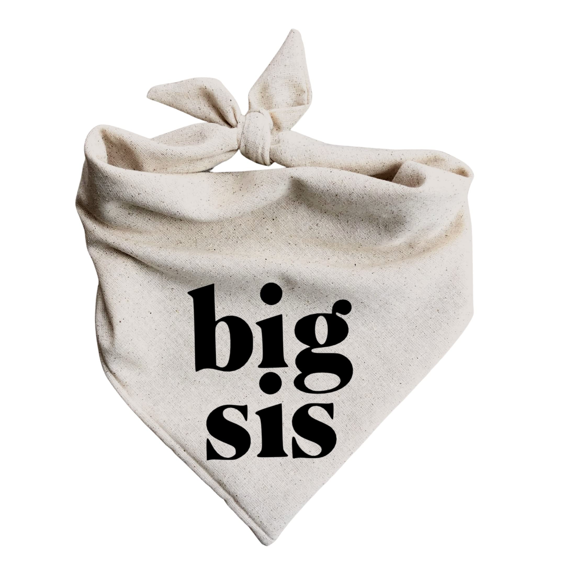 Big Sister Dog Bandana - Matching Pregnancy Announcement & Baby Shower Gift for Dogs (X-Small) | Perfect for Gender Reveals, Family Photos & Pet Celebrations
