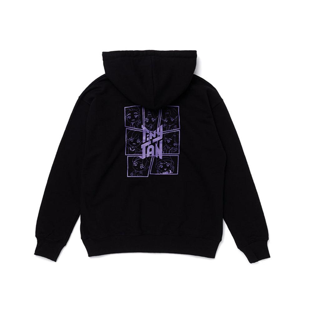 BTS Official TinyTAN Zip Up Hoodie - Kpop Merchandise for Fans, Unisex Pullover Sweatshirt for Concerts & Casual Wear