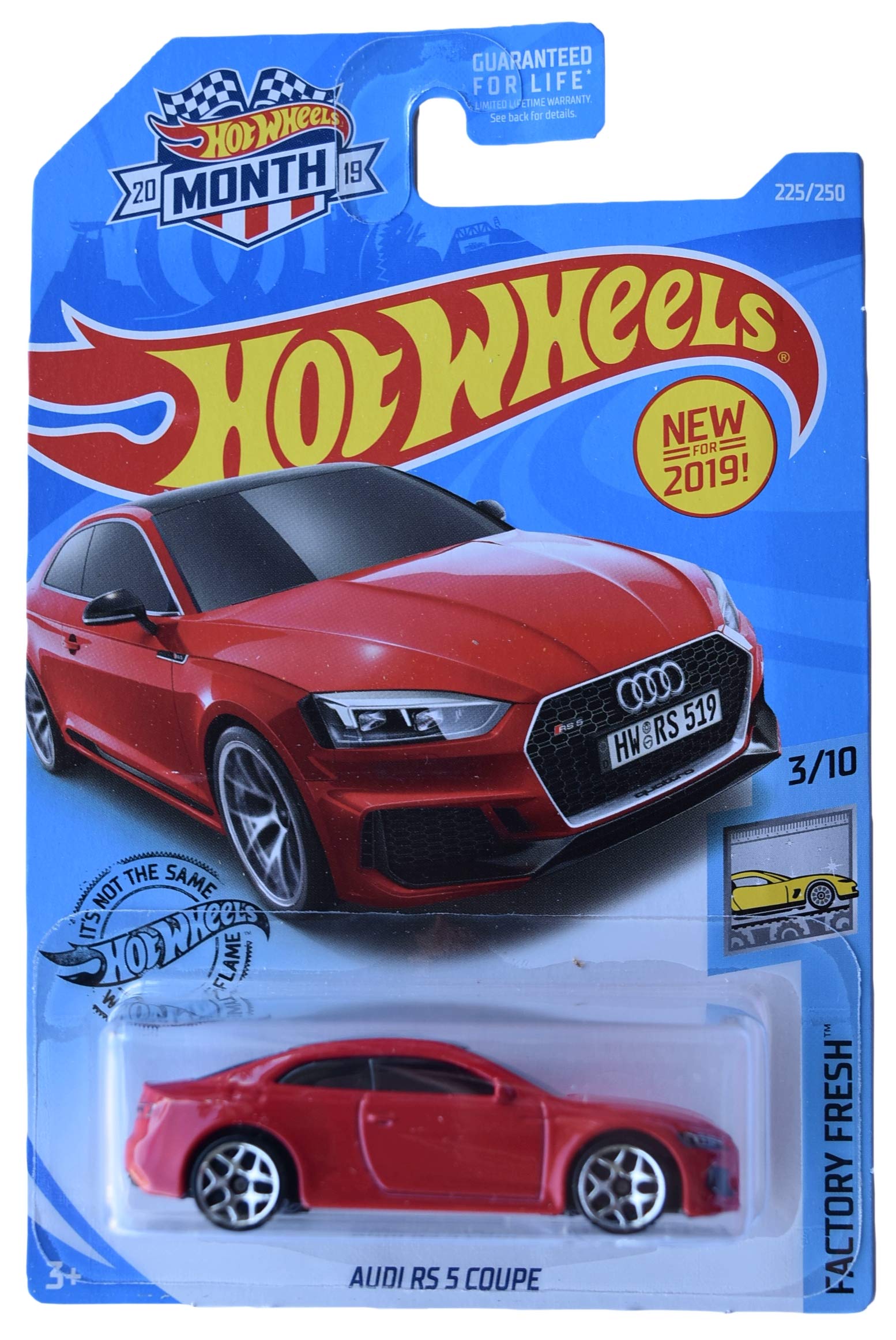 Hot Wheels RS 5 Coupe 225/250 2019 Limited Edition Collectible Die-Cast Car - Red - Perfect for Display, Racing Tracks & Gift Giving