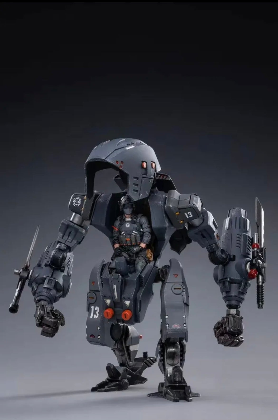 JOYTOY 1/18 Scale Firehammer NOS-02 Anime Mecha Action Figure Collectible Model - Perfect for Display, Anime Fans & Sci-Fi Collectors