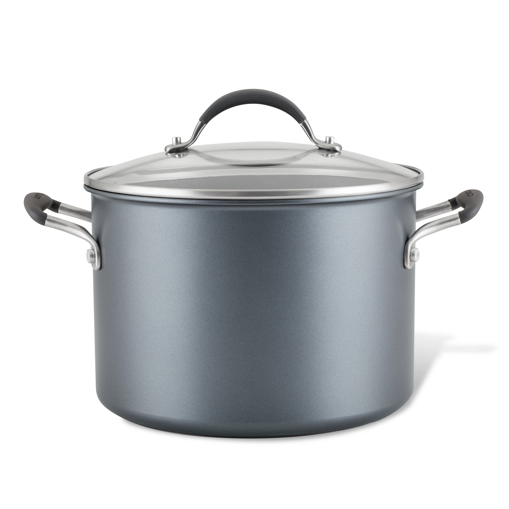 8 Quart Nonstick Stockpot with Lid - ScratchDefenseâ¢ Technology for Durable Cooking - Perfect for Soups, Stews, Pasta & Family Meals