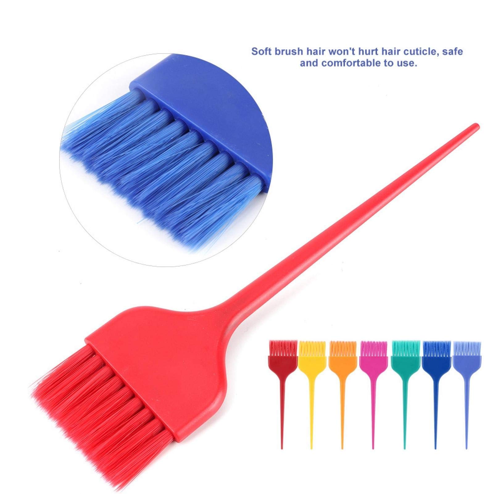 Professional Soft Hair Bleaching & Tint Brushes for Salon Hair Dyeing & Coloring - Perfect for Balayage, Highlights & At-Home Hair Treatments