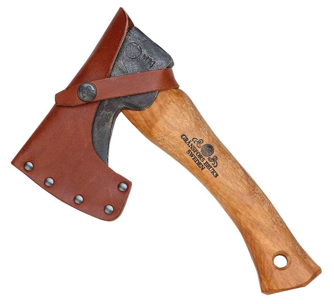 Gransfors Bruks Hand Hatchet - Premium Swedish Woodworking Axe for Camping, Hiking & Outdoor Survival
