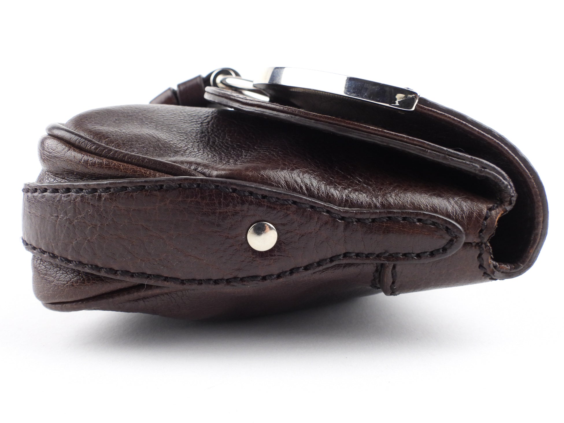Vintage Celine Brown Leather Daydream Chain Bag - Stylish Crossbody Purse for Women, Perfect for Casual Outings & Evening Events