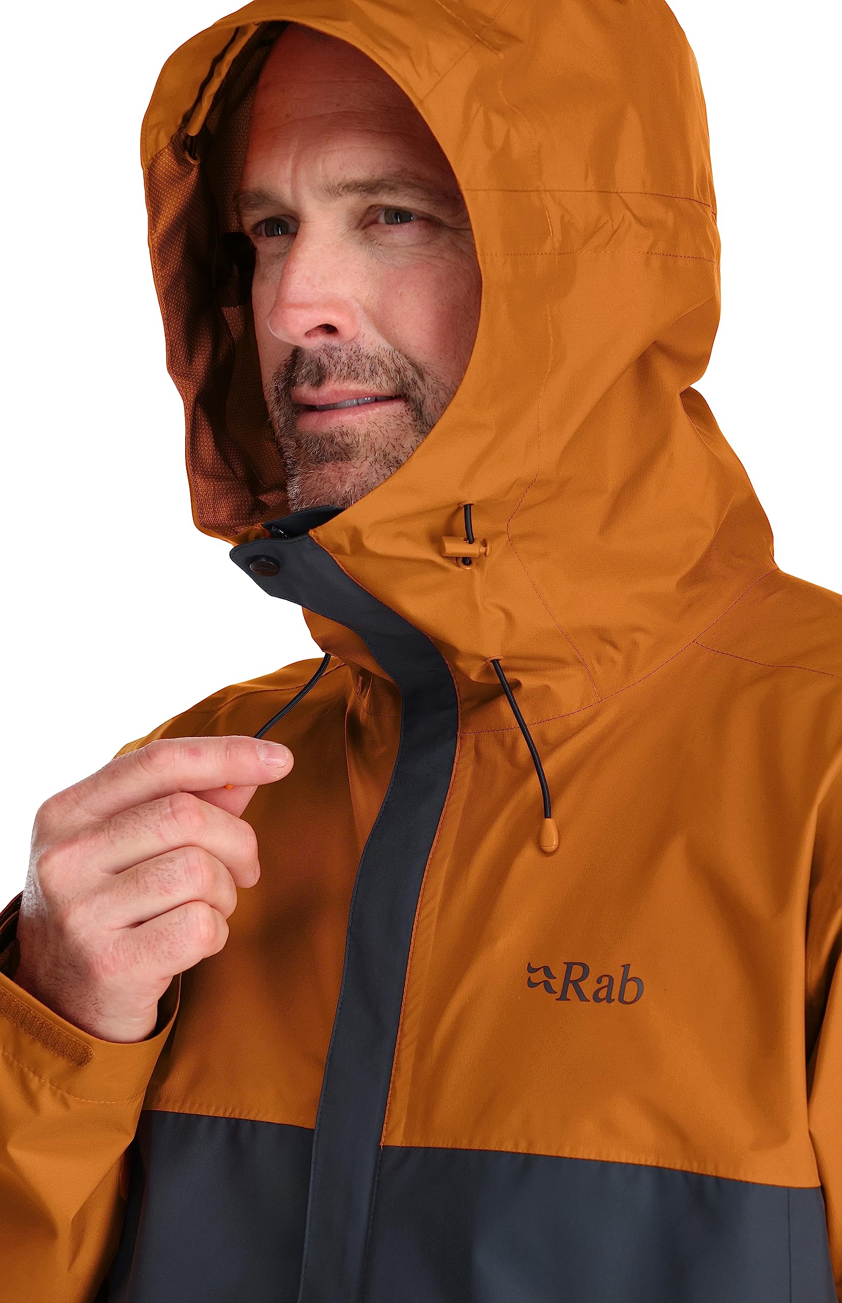 Rab Men's Downpour Eco Waterproof Breathable Jacket - Lightweight Rain Jacket for Hiking, Climbing & Outdoor Adventures | All-Weather Protection for Camping, Backpacking & Mountain Expeditions