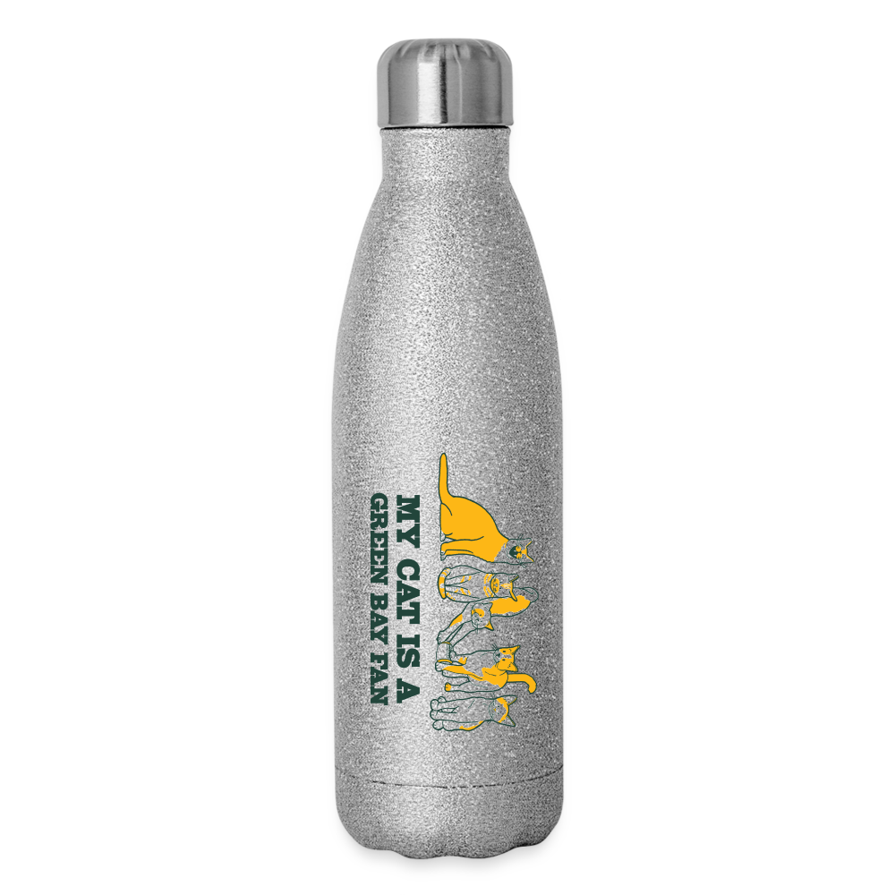 Insulated Stainless Steel Water Bottle for Cats - GB Fan Themed, Leak Proof & BPA Free - Perfect for Travel, Hiking & Outdoor Adventures