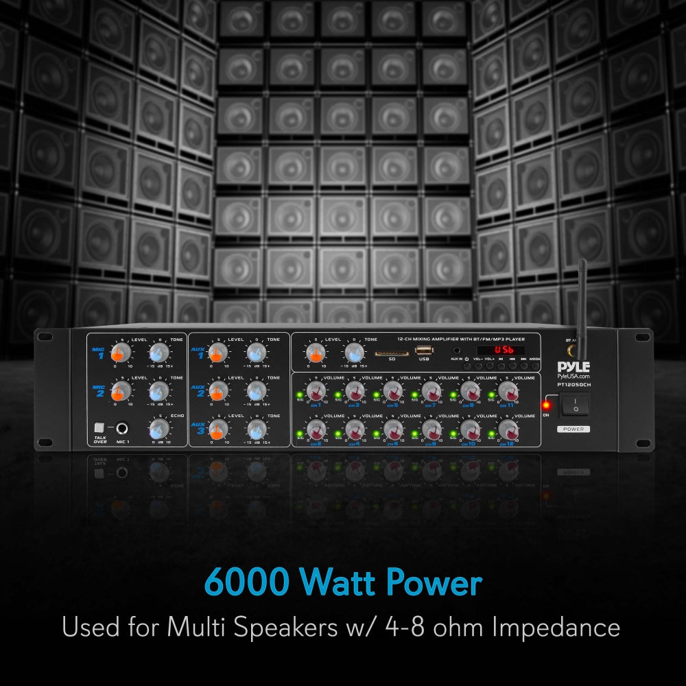 8 Channel Professional Audio Karaoke Mixer Amplifier - Perfect for Home Parties, Live Performances & Studio Recording