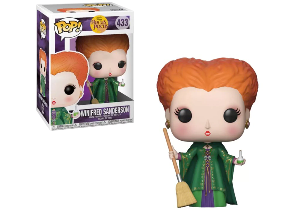 Winifred Sanderson #433 Funko Pop - Hocus Pocus Collectible Figure - Perfect for Halloween Decor & Disney Movie Fans
