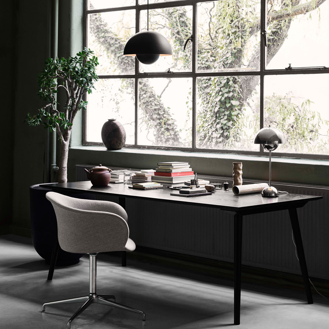 Elefy JH33 Ergonomic Conference Chair with Swivel Base & Upholstered Seat - Comfortable Office Chair for Meetings, Home Office, and Conference Rooms