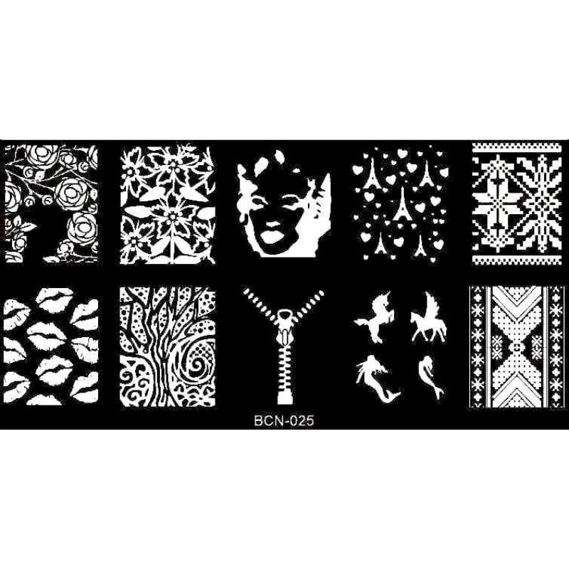 Premium Nail Art Stamping Plates - 50+ Unique Designs for DIY Manicures | Perfect for Home, Salon & Gift Giving