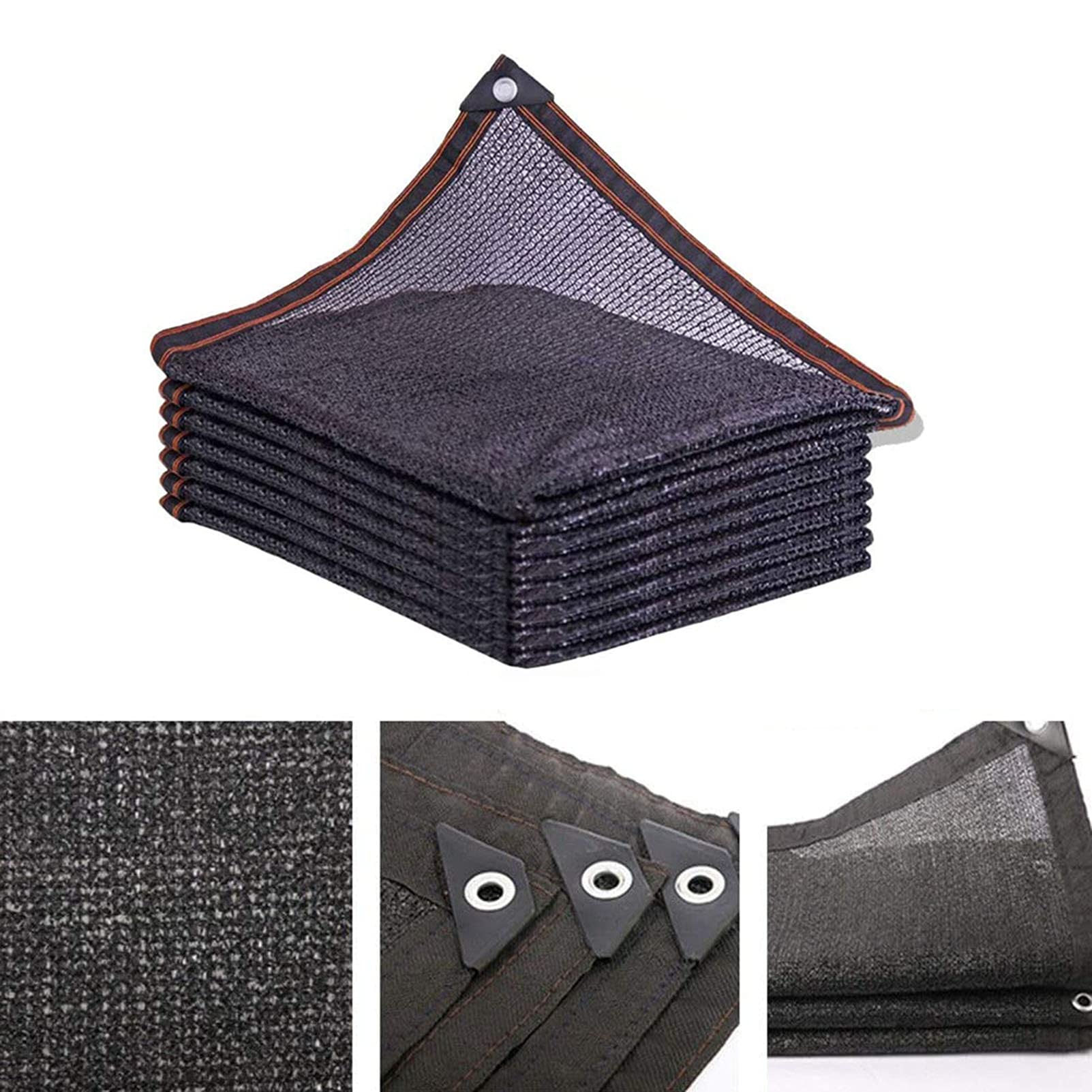 90% Sunblock Shade Cloth Net Black 3x8m/10x26ft - UV Protection Mesh Tarp for Garden, Greenhouse, Chicken Coop, Plant Cover - Ideal for Tomatoes, Vegetables & Outdoor Shade Solutions