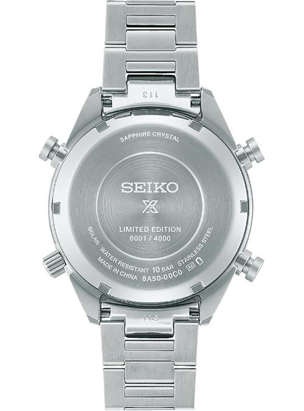SEIKO PROSPEX Speedtimer 1/100 Second Solar Chronograph Watch - 40th Anniversary Limited Edition SBER005 (Made in Japan) | Analog Quartz Men's Sports Watch for Diving, Racing & Outdoor Adventures