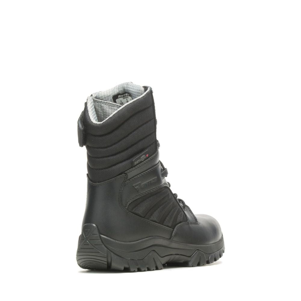 Bates GX X2 Unisex 8 Inch Composite Toe Work Boots with Side Zipper - Waterproof Safety Shoes for Construction, Warehouse & Outdoor Work (Model 23274) | Durable & Comfortable Uniform Boots for Men & Women