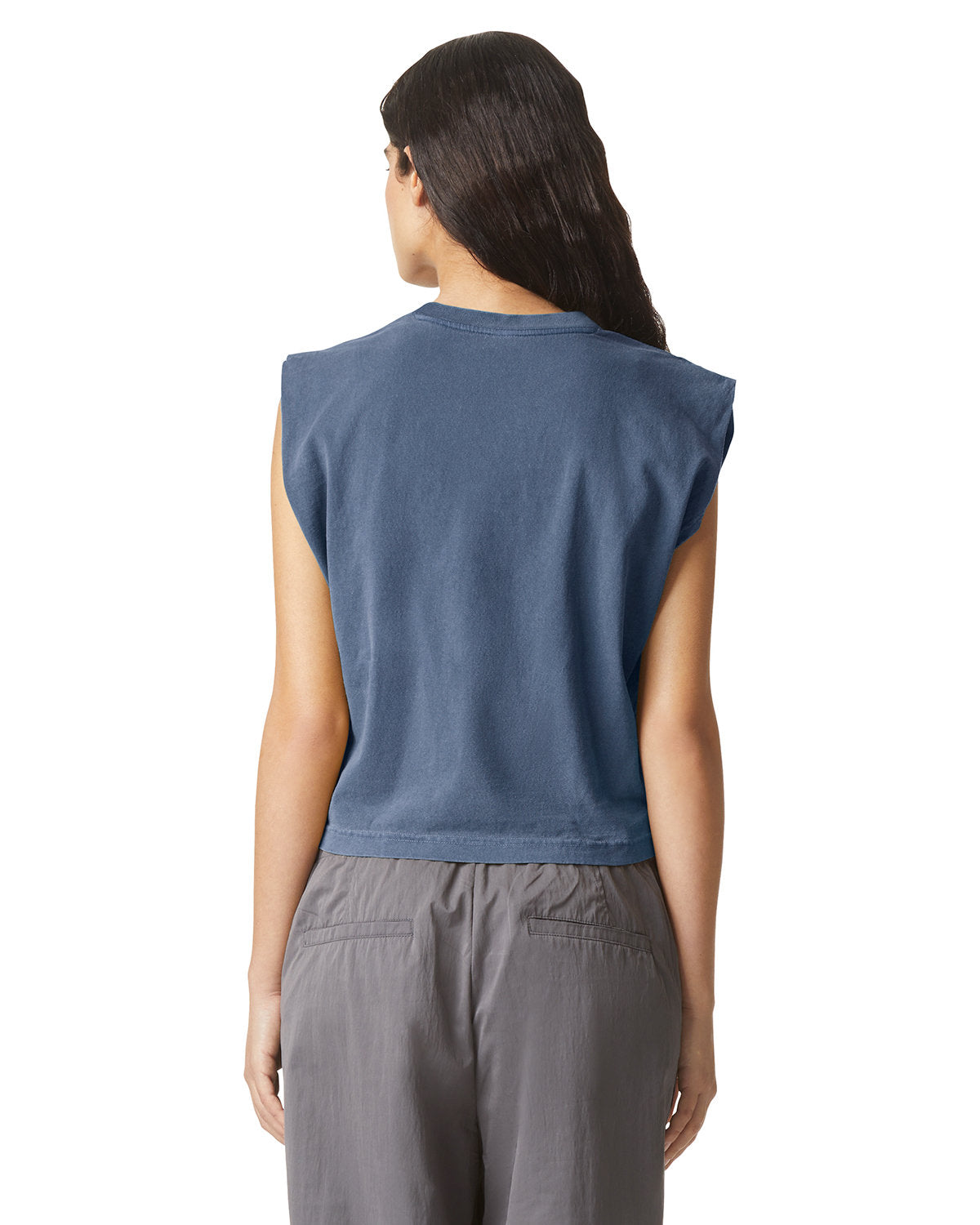 American Apparel 307GD Women's Vintage Washed Muscle Tank Top - Soft Cotton Casual Wear for Gym, Beach & Summer Outfits