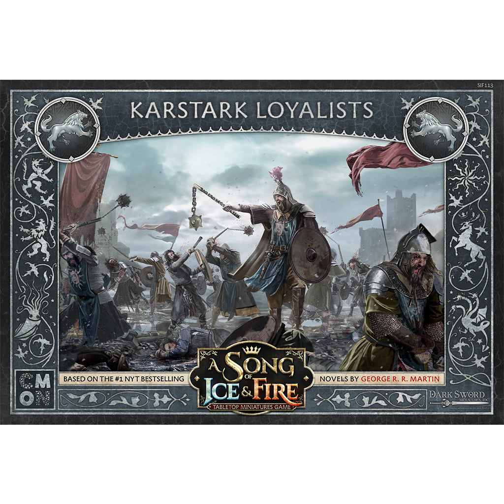 Game of Thrones SIF: Karstark Loyalists Miniature Figures - Collectible Tabletop Gaming for Fantasy Battles & Role-Playing