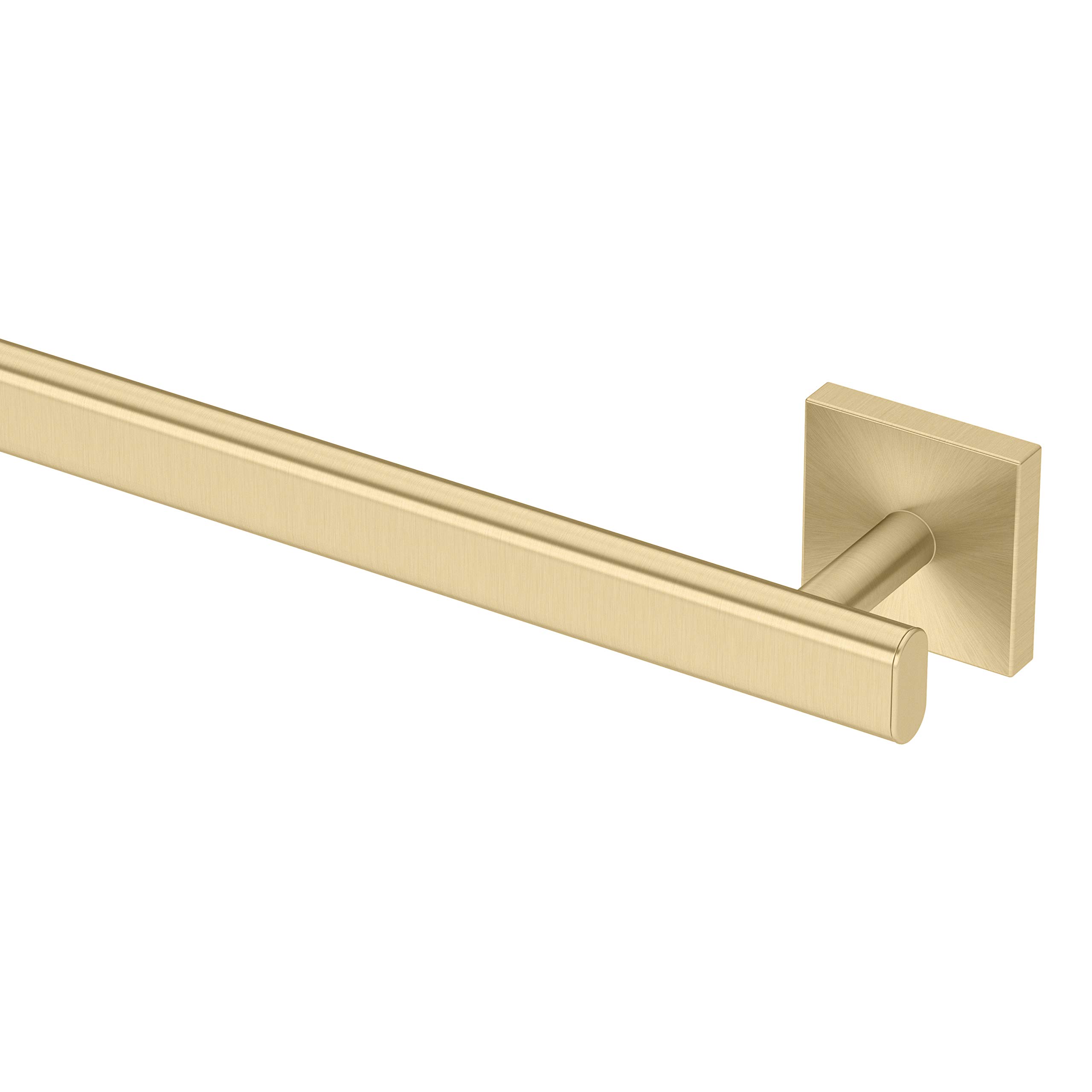Gatco 4060A Elevate 30-Inch Brushed Brass Wall Mounted Towel Bar - Premium Bathroom Towel Holder for Modern Homes | Perfect for Bathrooms, Spas & Guest Rooms