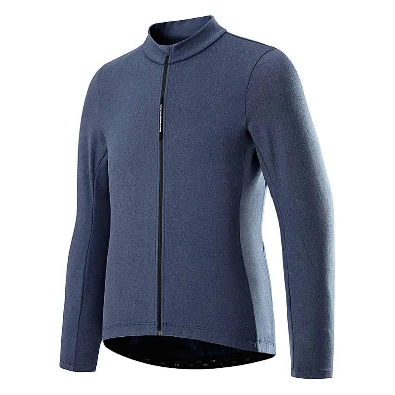 Men's Windproof Thermal Fleece Cycling Jacket - Winter Bike Riding Gear for Outdoor Sports & Commuting