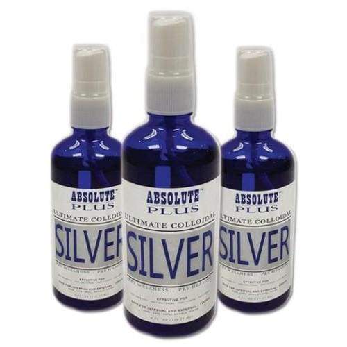 Absolute Plus Colloidal Silver 4oz (118ml) - Premium Immune Support Supplement for Daily Wellness & Natural Healing | Home, Travel & First Aid Use