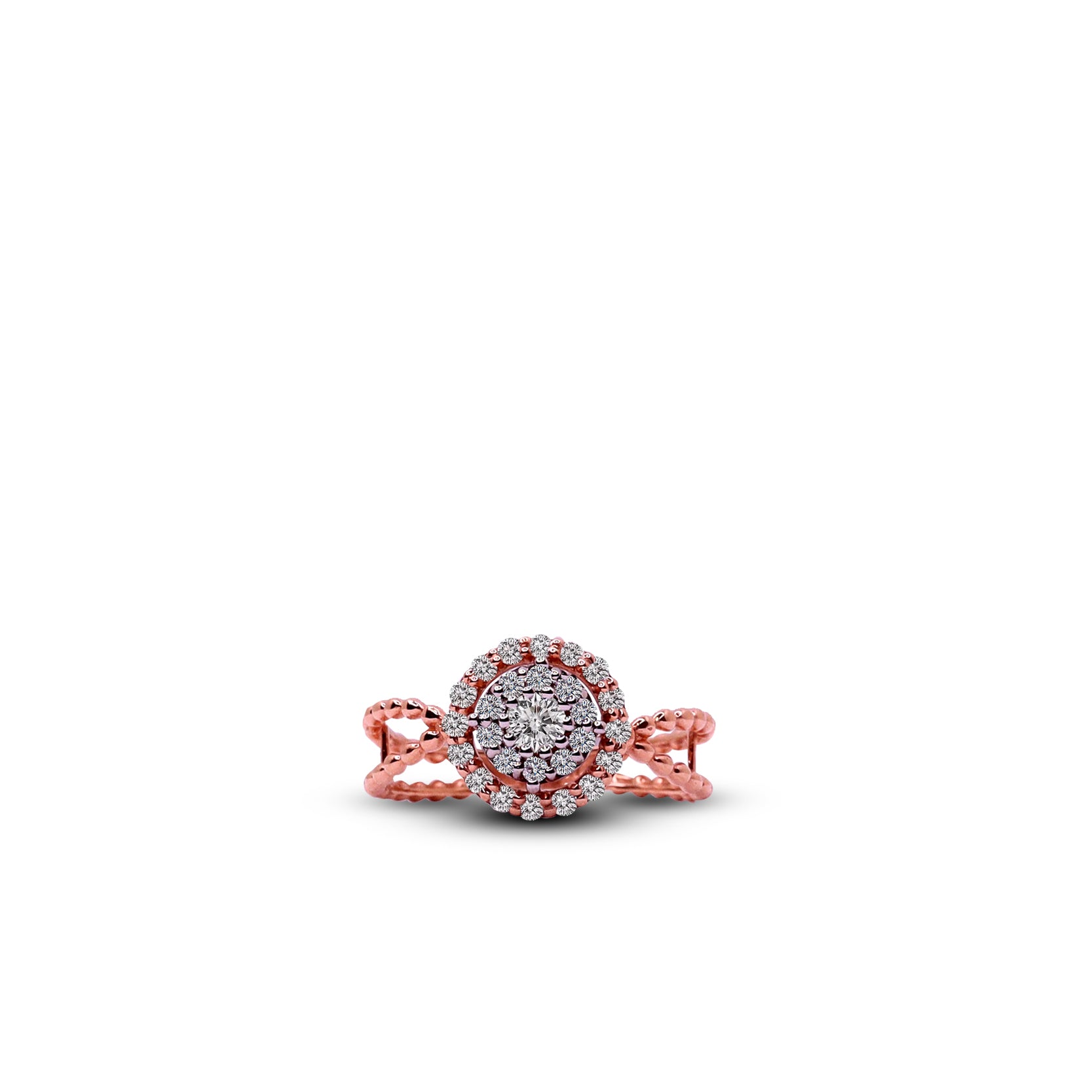 Stunning Diamond Ring DR39 - Premium 14K White Gold Engagement Ring for Women | Perfect for Proposals, Anniversaries & Special Occasions