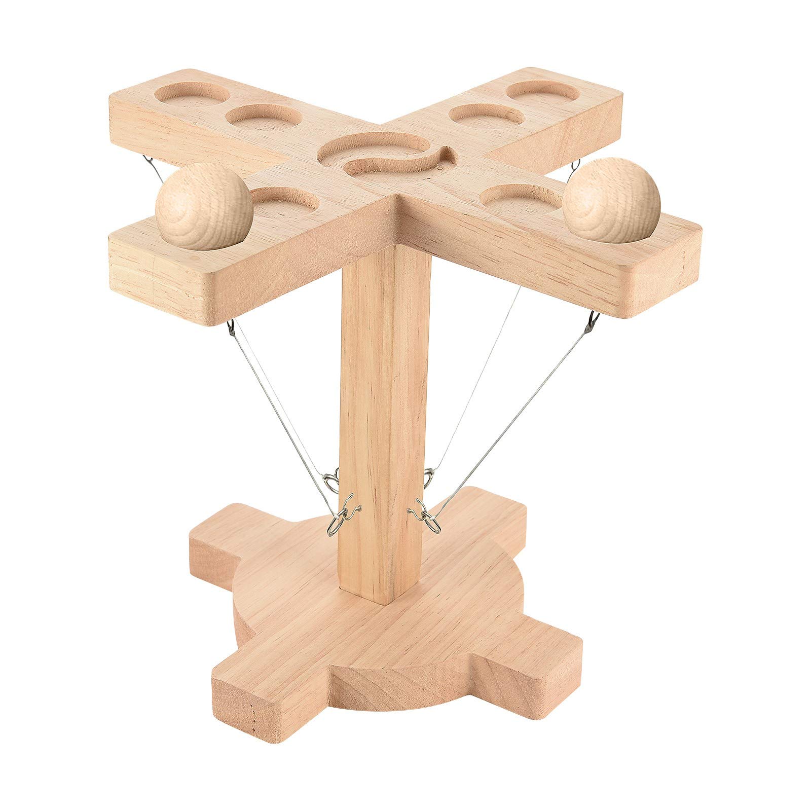 Fun Handheld Wooden Hook Game for Kids & Adults - Fast-Paced Interactive Party Board Game for Indoor/Outdoor Play - Perfect for Family Gatherings, Bars, and Game Nights