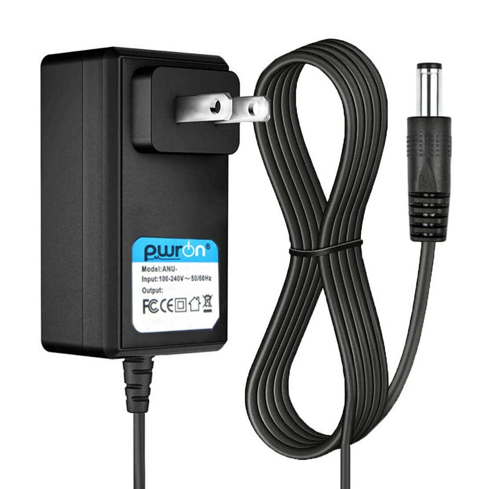 PwrON 6.6 FT Long 5V AC to DC Power Adapter Charger for Symbol LS4278 Cordless Wireless USB Bluetooth Barcode Scanner - Perfect for Retail, Warehouse & Inventory Management