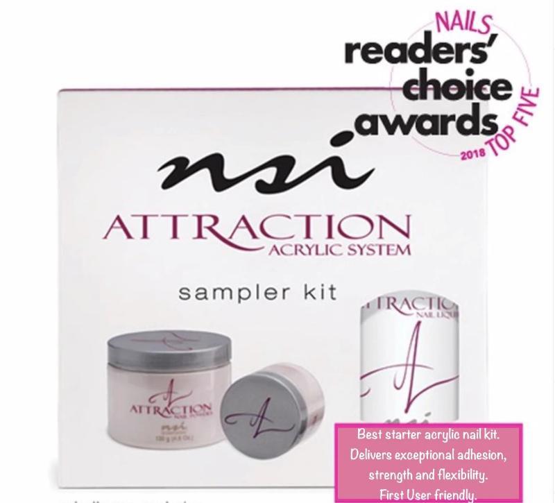 Acrylic Nail Sampler Kit with Brush, Essential Prep Kit Mini & Glossy Air Dry Top Coat – Perfect for DIY Nail Art, Home Manicures & Professional Salon Use