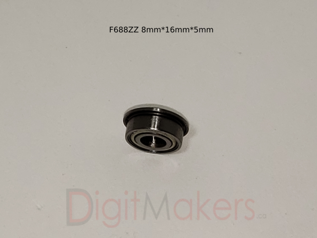 High-Quality Flange Ball Bearing F688ZZ - Miniature Deep Groove Ball Bearing for RC Cars, Drones, and Small Machinery - Durable & Smooth Performance