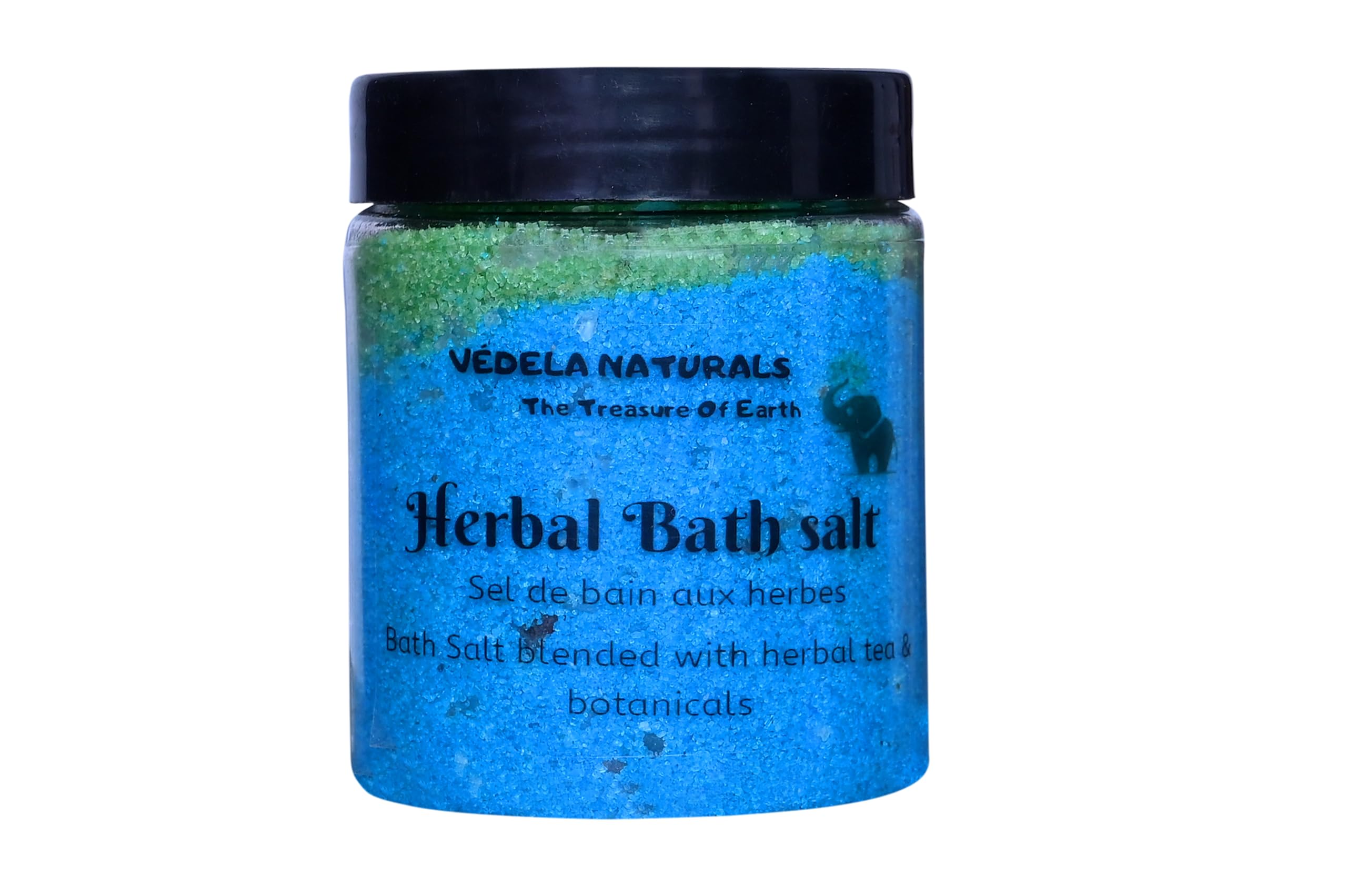 VÉDELA Naturals Luxury Bath Salt Set - Relaxing Ylang Ylang, Lavender & Tea Tree Infused Mineral Salts | Spa Quality Gift Box | Perfect for Stress Relief, Aromatherapy & Self Care Gifts