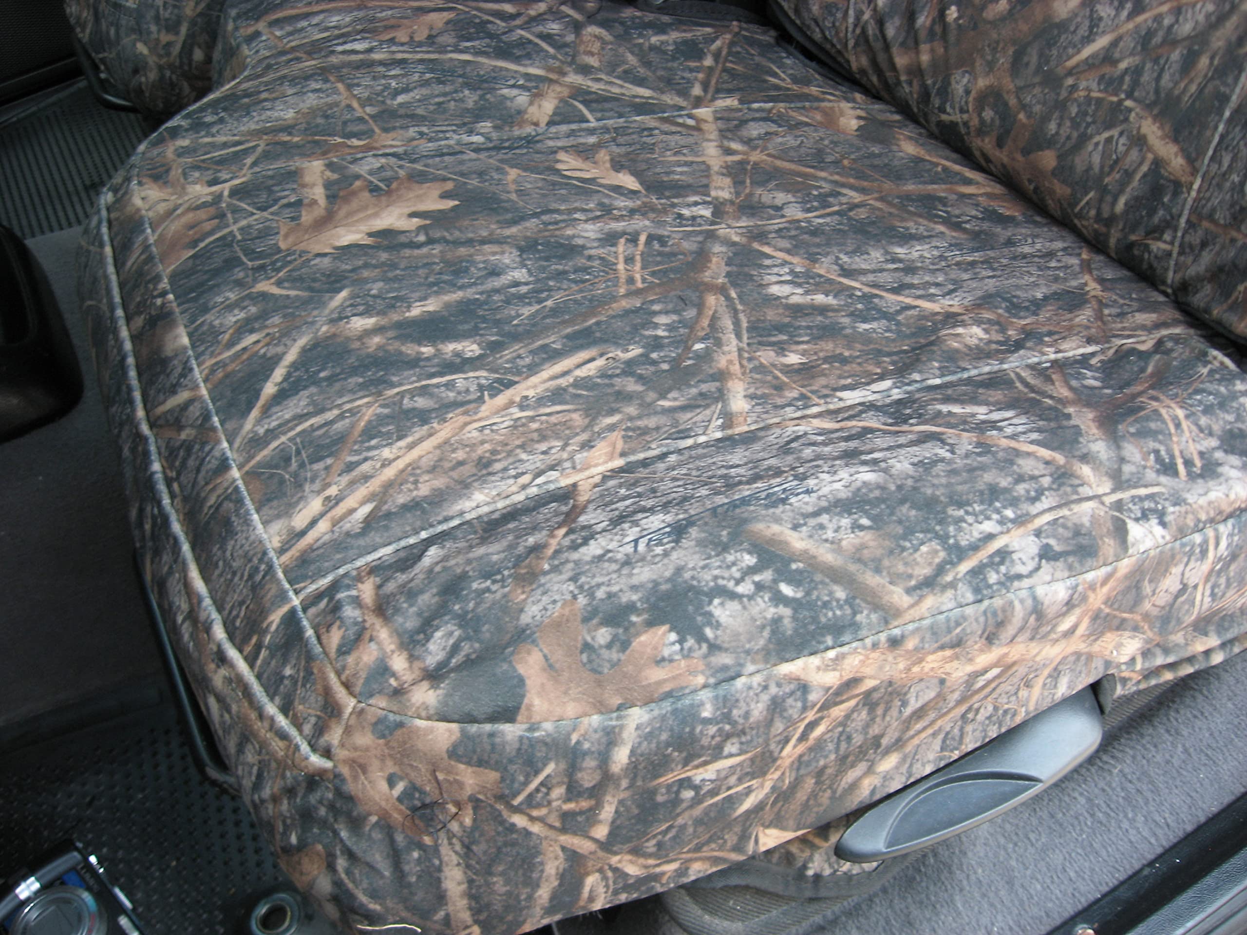 Durafit Custom Seat Covers for 2002-2003 Ford Ranger - 60/40 Bench with Console Opening | Waterproof Lost Camo Fabric | Perfect for Off-Roading, Hunting & Outdoor Adventures