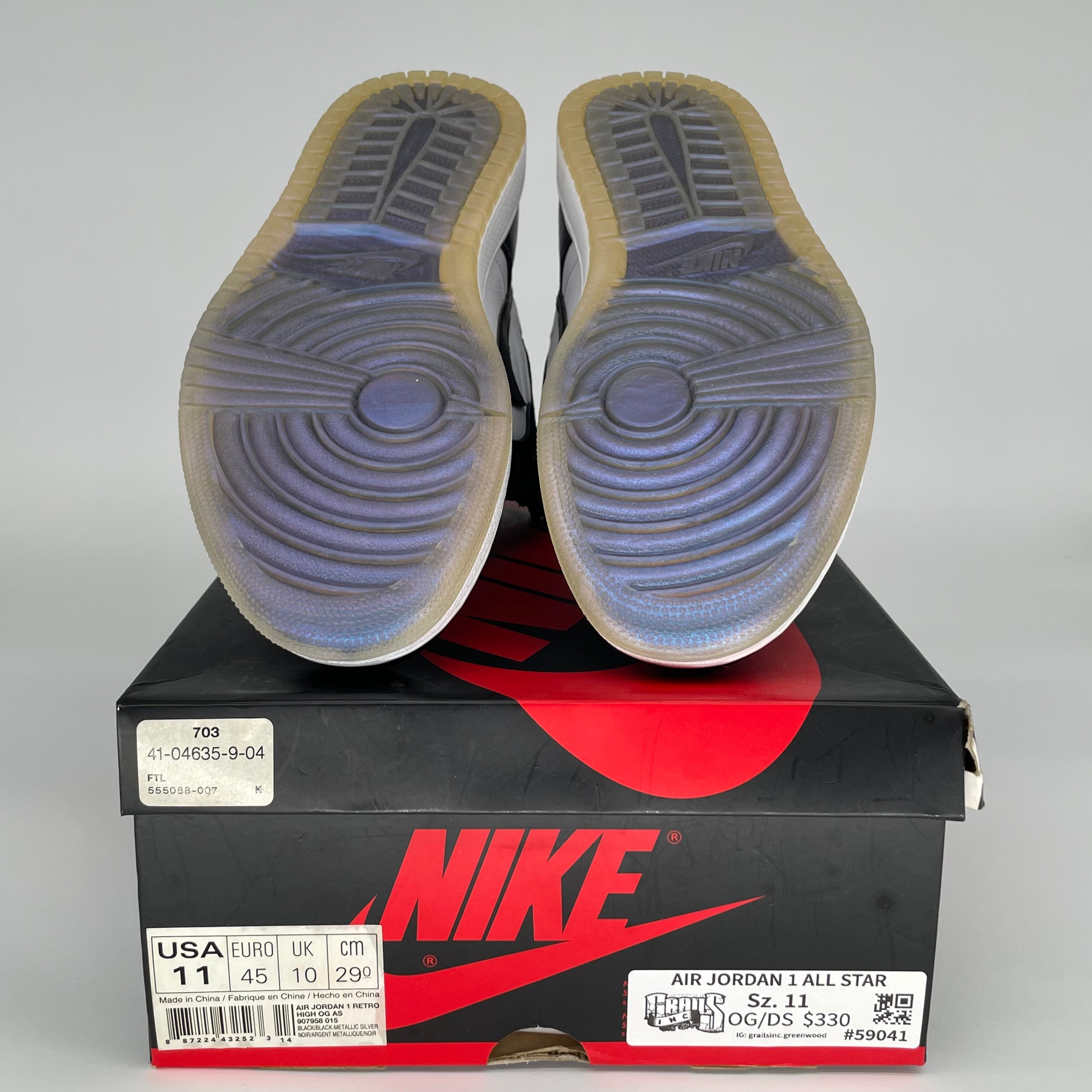 AIR JORDAN 1 ALL STAR Basketball Shoes Men's Size 11 - Style 907958-015 | Retro High Top Sneakers for NBA Games & Street Fashion