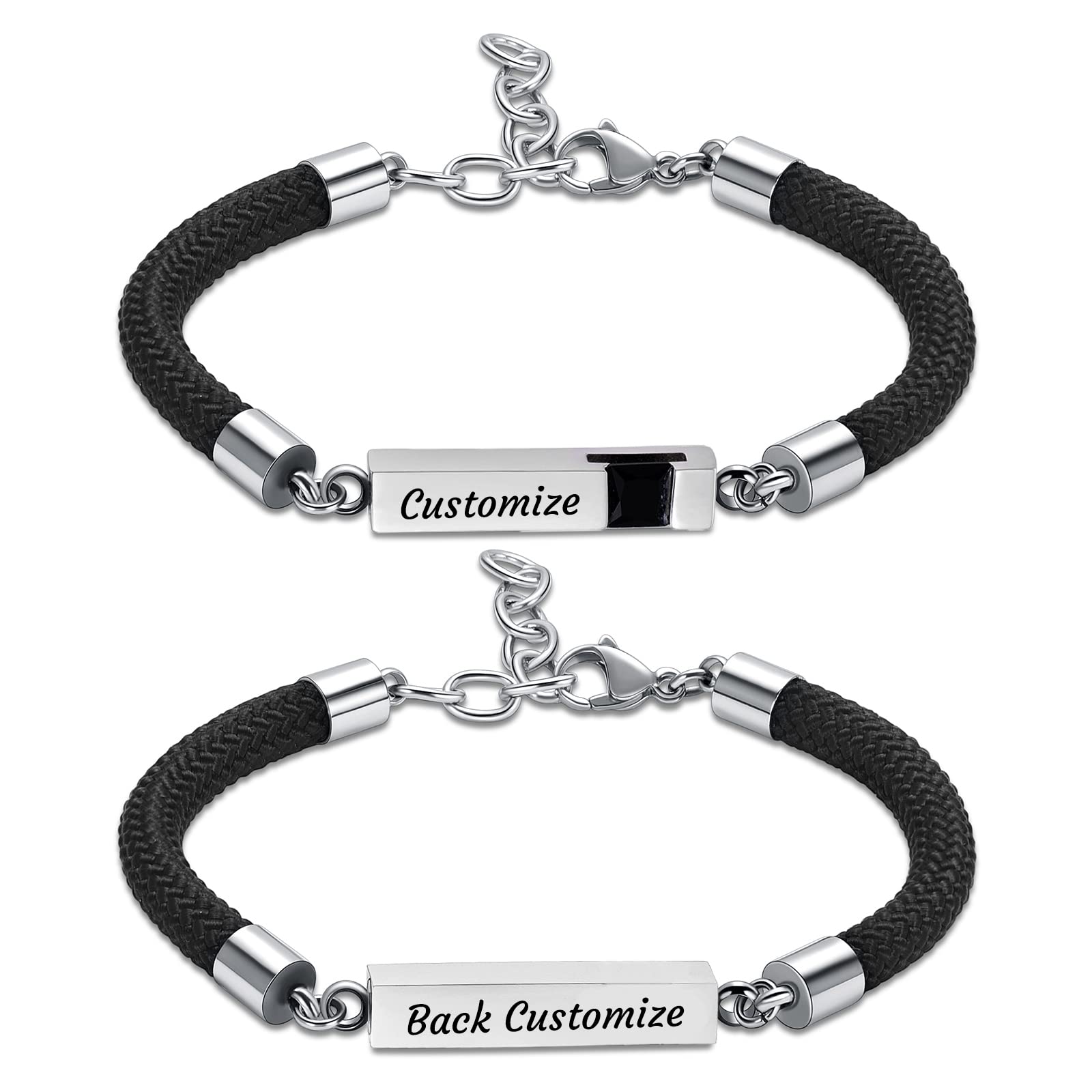 Cremation Bracelet for Ashes - Stainless Steel Memorial Jewelry for Loved Ones | Perfect for Grieving & Remembrance