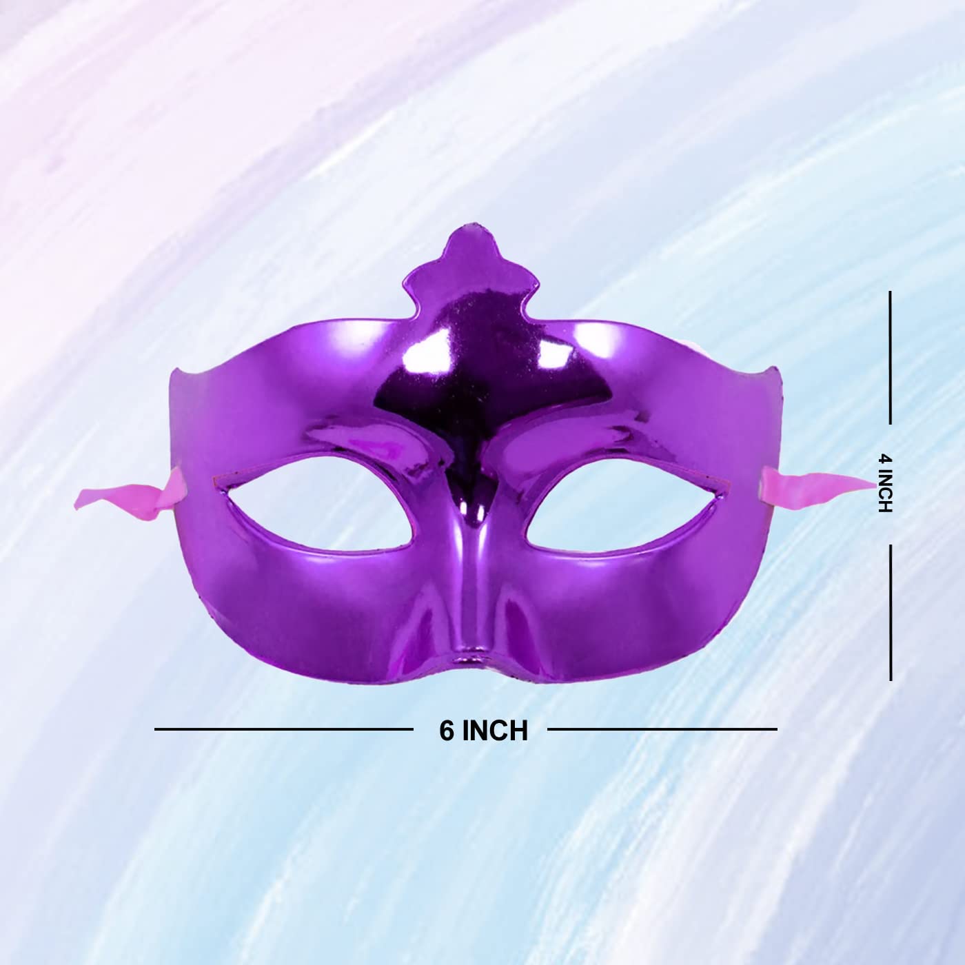 INAAYA Set of 4 Themed Face Masks - Birthday & Halloween Face Coverings in Vibrant Colors | Perfect for Parties, Costumes & Holiday Celebrations