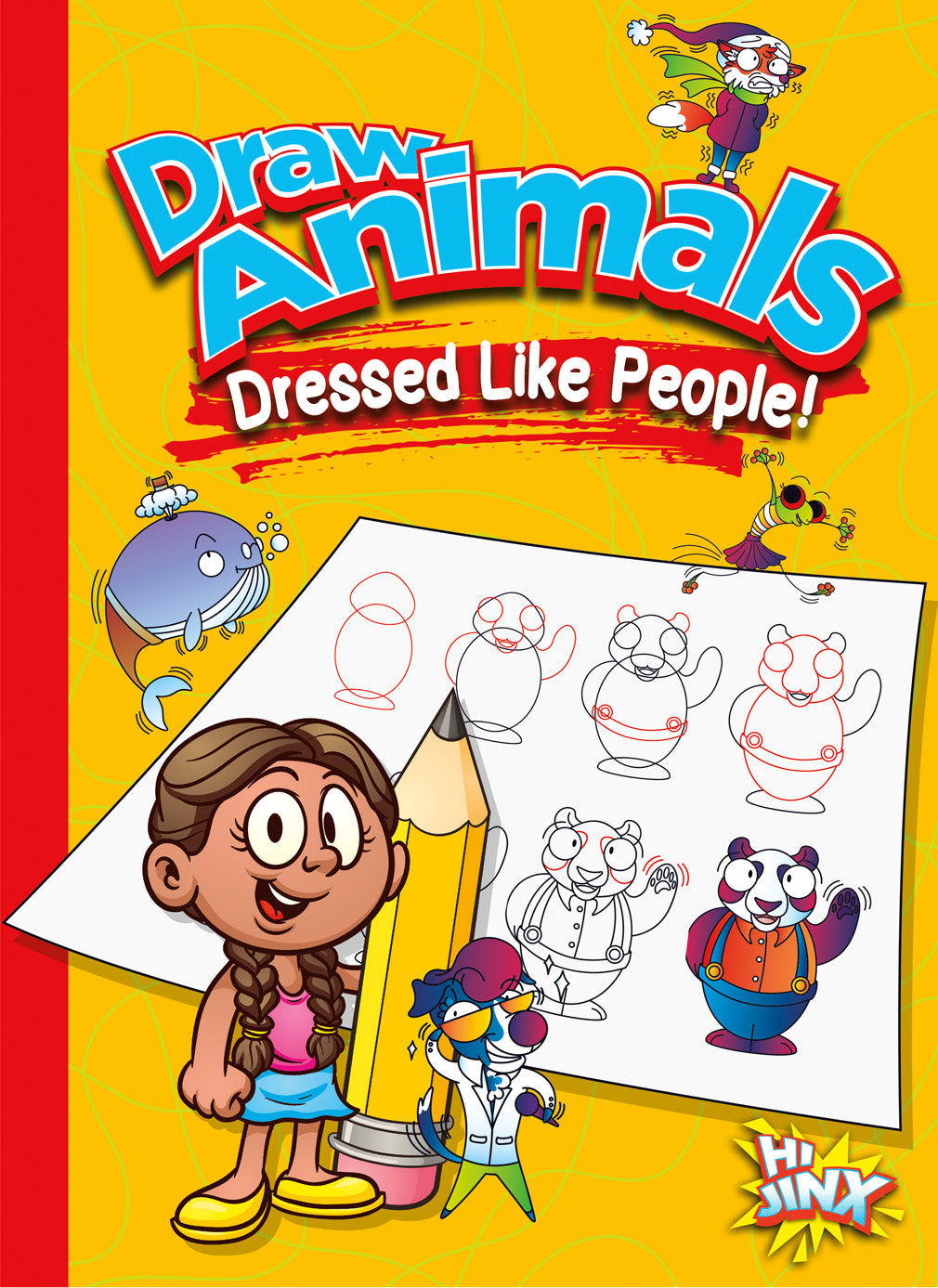 How to Draw Animals Dressed Like People - Step by Step Art Tutorial for Beginners | Perfect for Sketching, Comics & Character Design