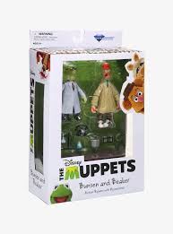 Bunsen & Beaker Muppets Action Figures - Disney Diamond Select Toys Collectibles for Fans & Display